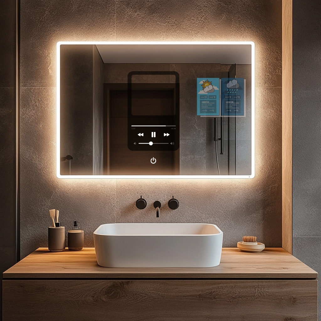 miroir tactile salle de bain