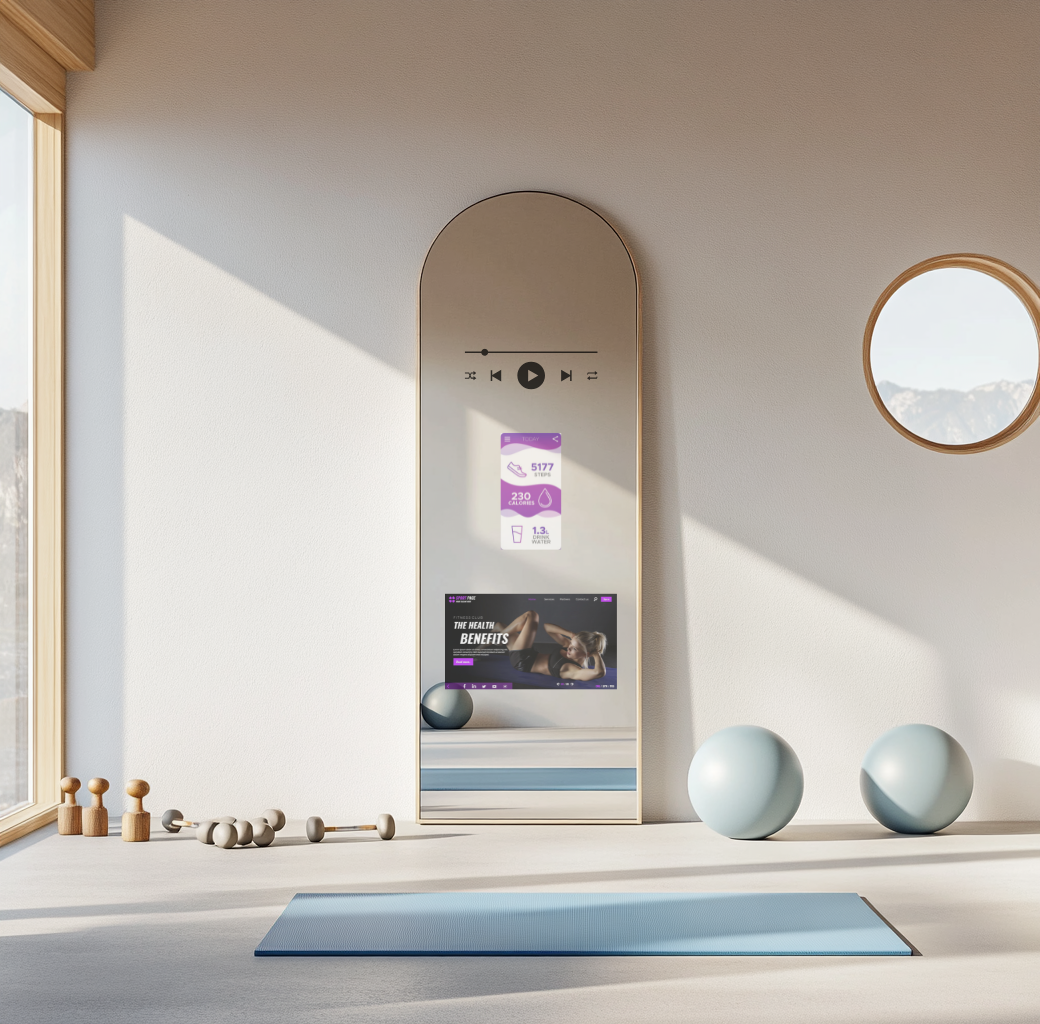 miroir tactile gym