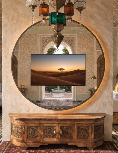High-end mirror TV for luxury homes