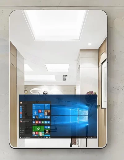 Luxury reflective TV mirror with modern design